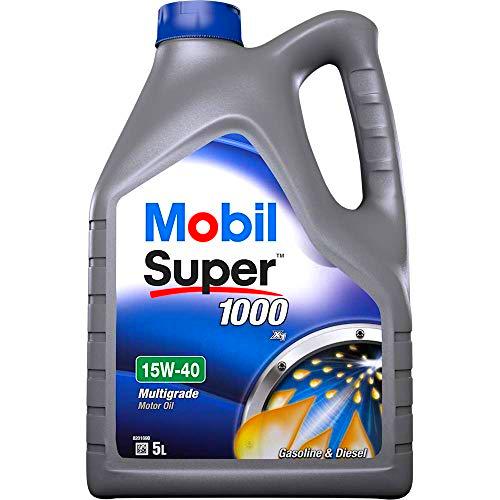 Mobil 151180 Super 1000 X1 - Aceite de Motor (15W-40, 5 l)