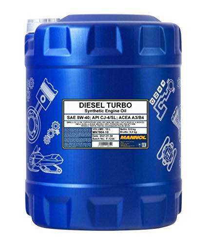 MANNOL Diesel Turbo 5 W de 40 API Ci de 4/SL motorenöl, 10 L