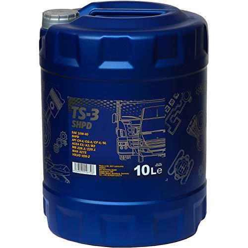 MANNOL TS de 3 shpd 10 W de 40 API CH de 4/CG de 4/CF de 4/SL motorenöl, 10 L