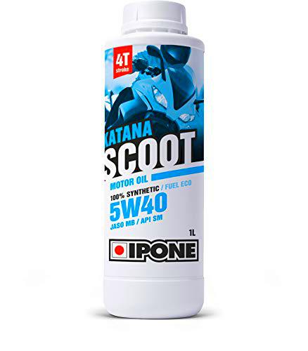 Ipone 800381 Aceite Motor Scooter 4 Tiempos 5W40 Katana Scoot