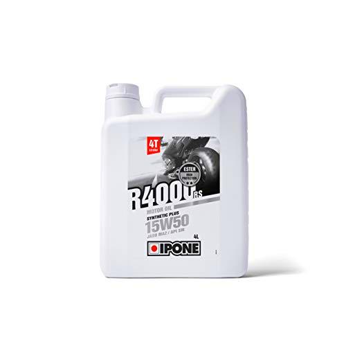 Ipone 800370 Aceite Motor R4000 RS 4 Tiempos sintético Plus 15 W50