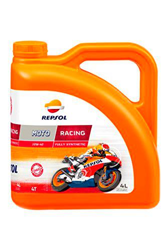 REPSOL Moto Racing 4T 5W-40 Aceite De Motor Para Moto, 4L