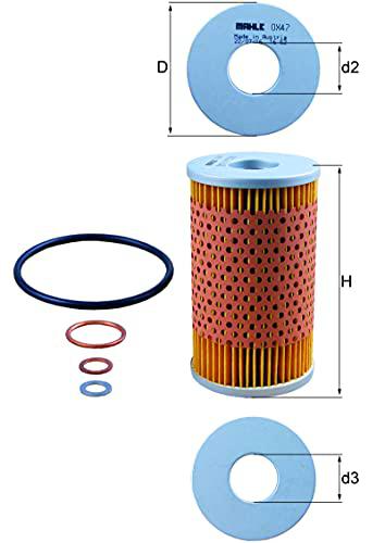 Knecht OX 47D filtro de aceite