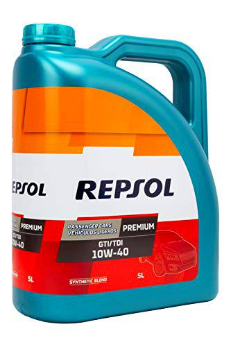 REPSOL ACEITE DE MOTOR PREMIUM GTI/TDI 10W40 5 Litros