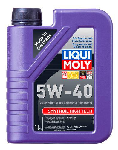 Liqui Moly 1306 Synthoil High Tech 5W-40 - Aceite antifricción sintético para Motores de automóviles de 4 Tiempos (1 L)