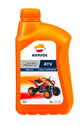 REPSOL Moto Atv 4T 10W-40 Aceite De Motor Para Moto, 1L