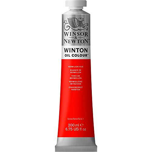 Winsor &amp; Newton Winton - Tubo De Pintura Al Óleo, 200 ml, Bermellon