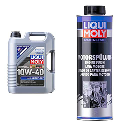 Liqui Moly 2184 Aceite De Motor, 5 L + 2427 Motor Limpiar