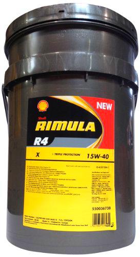 Shell 1005020 Rimula R4 X 15W-40 Aceites de Motor para Coches