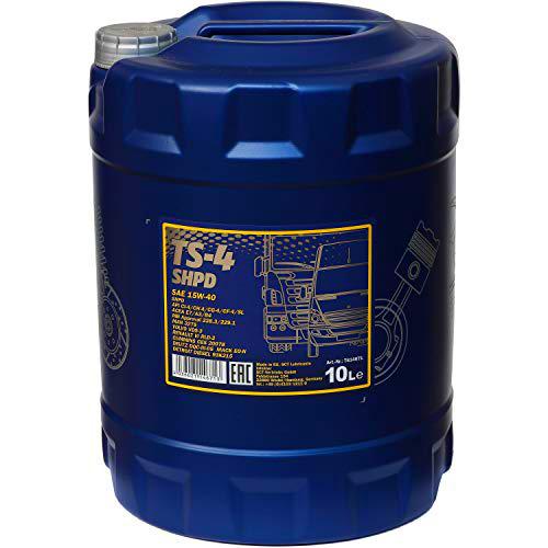 MANNOL TS de 4 shpd 15 W de 40 API Ci de 4/CH de 4/CG de 4/CF de 4/CF/SL motorenöl, 10 L