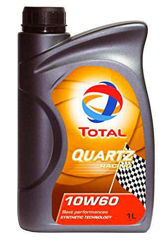 Aceite Motor total cuarzo Racing 10 W60 - Botella de 1 L)