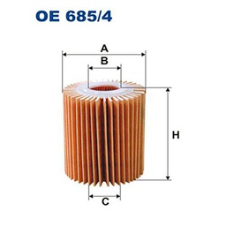 Filtron OE685/4 Bloque de Motor