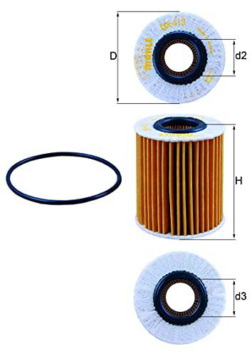 Knecht OX 413D2 Filtro de aceite