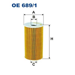 Filtron OE689/1 Bloque de Motor