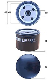 Knecht OC 64 filtro de aceite