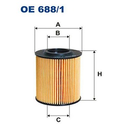 Filtron OE688/1 Bloque de Motor