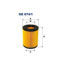 Filtron OE674/1 Bloque de Motor