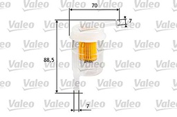 Valeo 587045 Filtro Gasolina