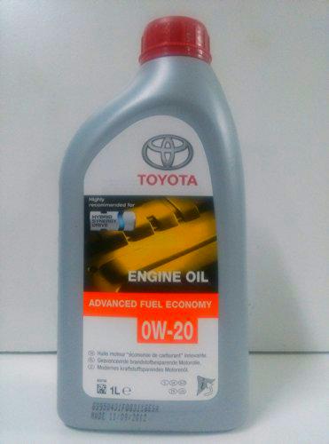 Toyota - Envase de 1 litro de aceite 0w-20 original