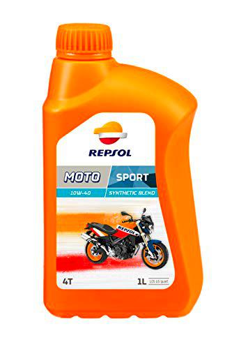 REPSOL Moto Sport 4T 10W-40 Aceite De Motor Para Moto, 1l